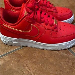 Nike Air Force 1 Red color
